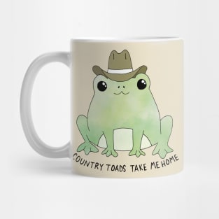 Country Toads Take me Home Mug